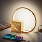 Lampka nocna LED z budzikiem